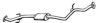 WALKER 17938 Middle Silencer